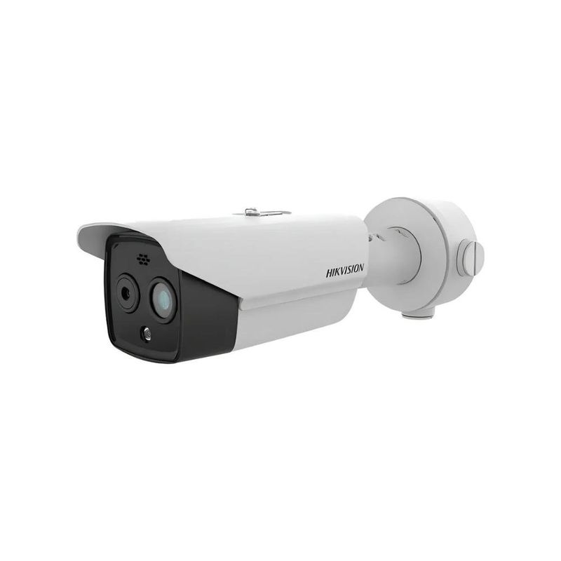 câmera de segurança hikvision 4mp ip bullet térmica e óptica hm-td (mp)