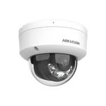 câmera de segurança hikvision ip dome 2mp 2.8mm ds-2cd1121g2-liu(f) (mp)