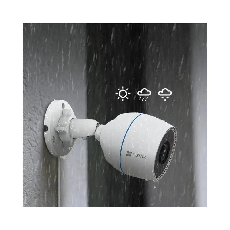 câmera de segurança externa ezviz ip wifi 2mp h3c cs-h3c-r100-1k2wfl-br (mp)