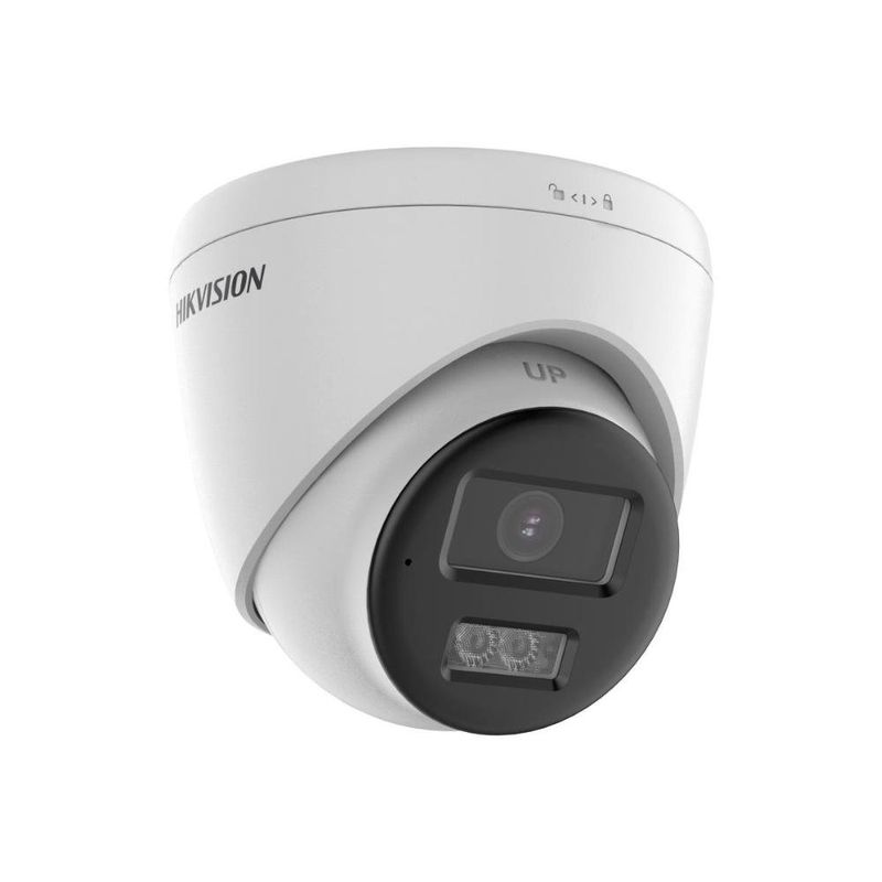 câmera de segurança hikvision dome tvi 2mp áudio ds-2ce78d0t-lts (mp)