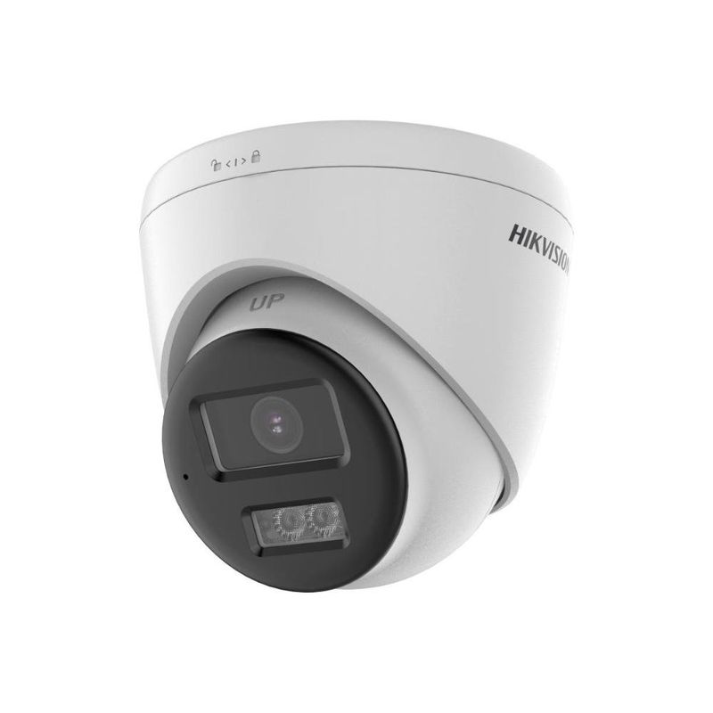 câmera de segurança hikvision dome tvi 2mp áudio ds-2ce78d0t-lts (mp)