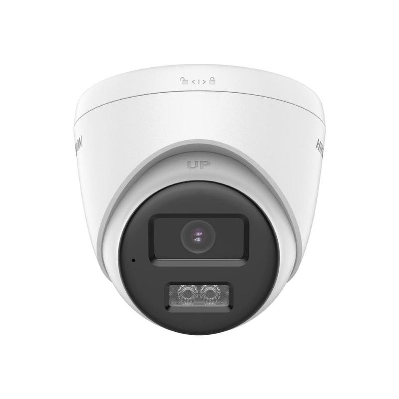 câmera de segurança hikvision dome tvi 2mp áudio ds-2ce78d0t-lts (mp)