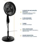 ventilador de coluna britânia 30cm preto bvc31a