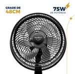 ventilador de coluna britânia 30cm preto bvc31a