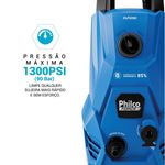lavadora de alta pressão philco azul plp2200