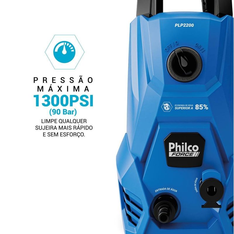 lavadora de alta pressão philco azul plp2200