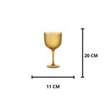 taça paramount para gin de acrílico âmbar 600ml (mp)