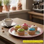 bandeja mays cupcake rosa 33cm (mp)