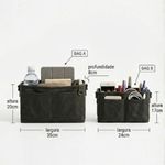 bolsa organizadora besttrust 2 peças preto (mp)