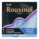 encordoamento nig rouxinol para violão aço com bolinha r20 (mp)