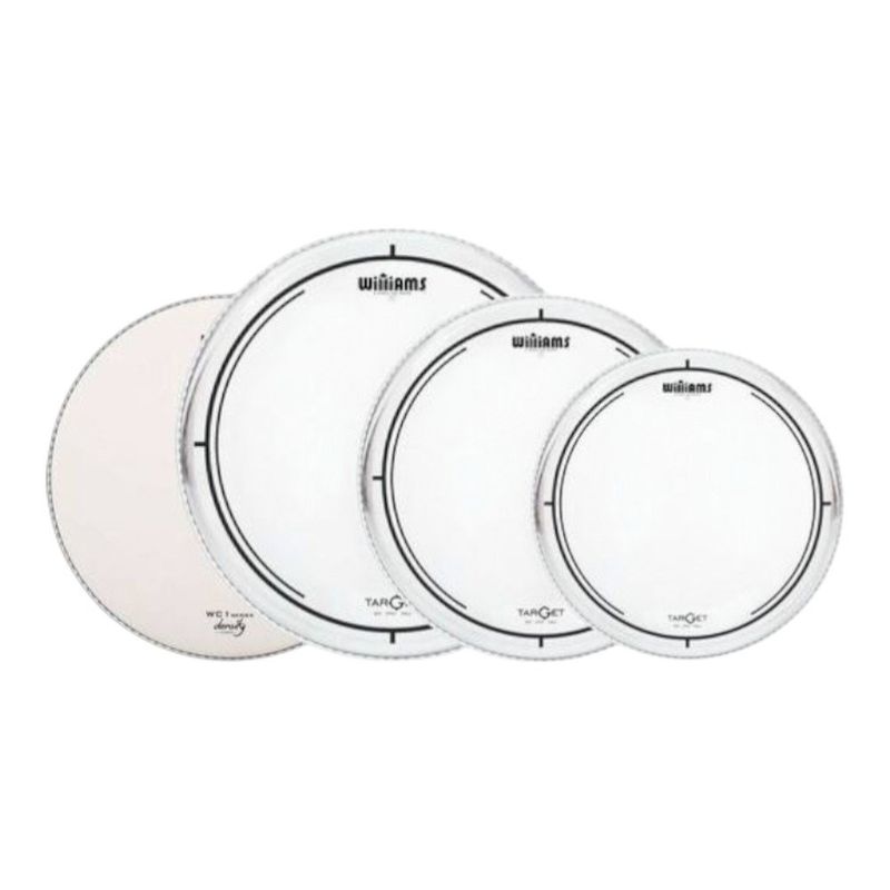 peles para bateria williams target w2 10 12 16 wc1 (mp)
