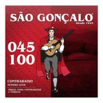 encordoamento são gonçalo contrabaixo tensão leve 045-100 (mp)