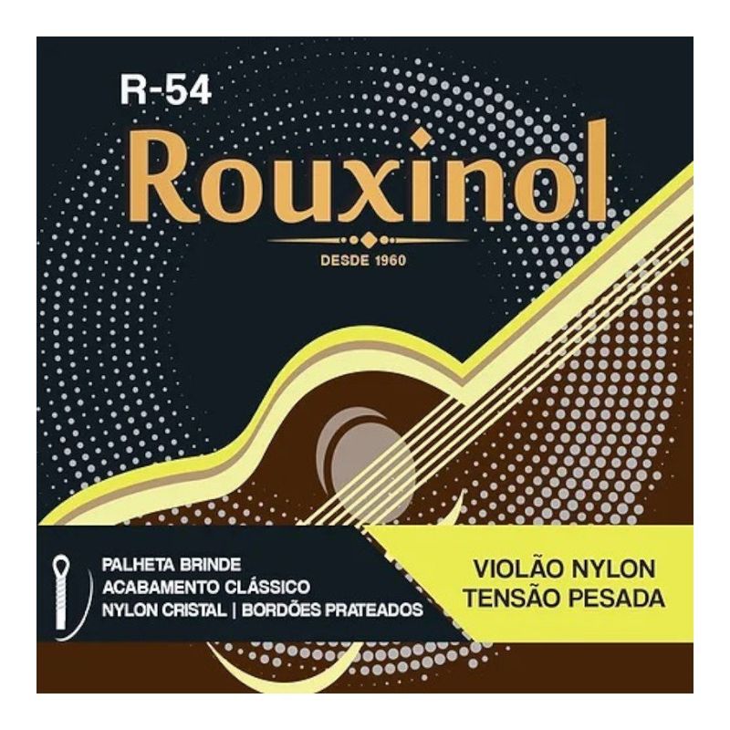 encordoamento nig rouxinol para violão nylon tensão alta r54 (mp)