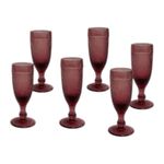 jogo de taças craw 6 peças para champanhe vinho (mp)