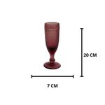 jogo de taças craw 6 peças para champanhe vinho (mp)