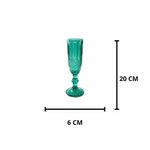 jogo de taças lyor 6 peças para champanhe 140ml tiffany (mp)