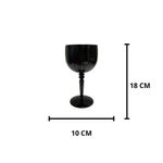 taça paramount para gin de acrílico 480ml preto (mp)