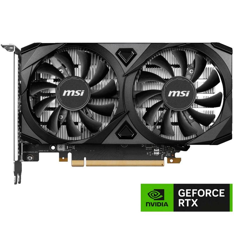 placa de vídeo msi nvidia 6gb preto gddr6 w-bi