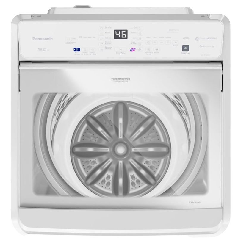 máquina de lavar 19kg panasonic branco na-f190g1wa