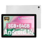 tablet aeezo 10.1" branco 64gb android 14 ram w-bi