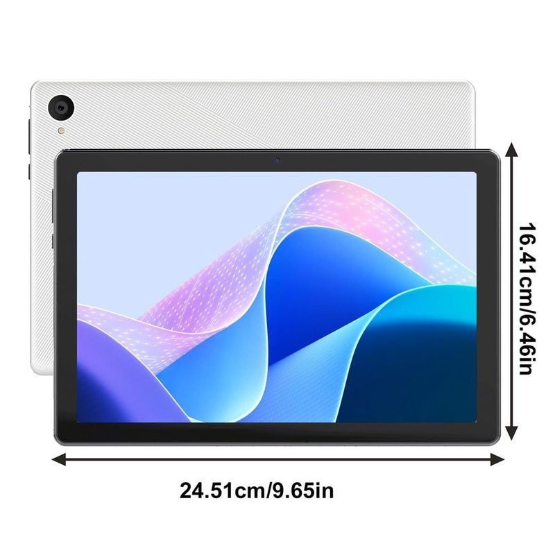 tablet aeezo 10.1" branco 64gb android 14 ram w-bi