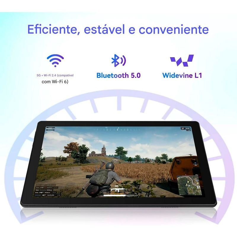 tablet aeezo 10.1" branco 64gb android 14 ram w-bi