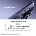 smartphone samsung galaxy s26 ultra azul 512gb tela 6.9" câmera 200mp 12gb ram