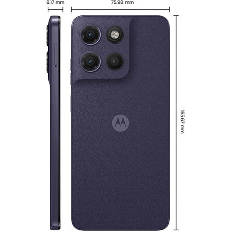 smartphone motorola g17 roxo 256gb tela 6.7" câmera 50mp 4gb ram
