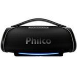 caixa de som bluetooth philco boombox 300w preto pbx01