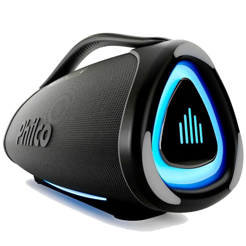 caixa de som bluetooth philco boombox 300w preto pbx01