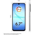 smartphone samsung a17 cinza 5g 256gb tela 6.7" câmera 50mp 8gb ram