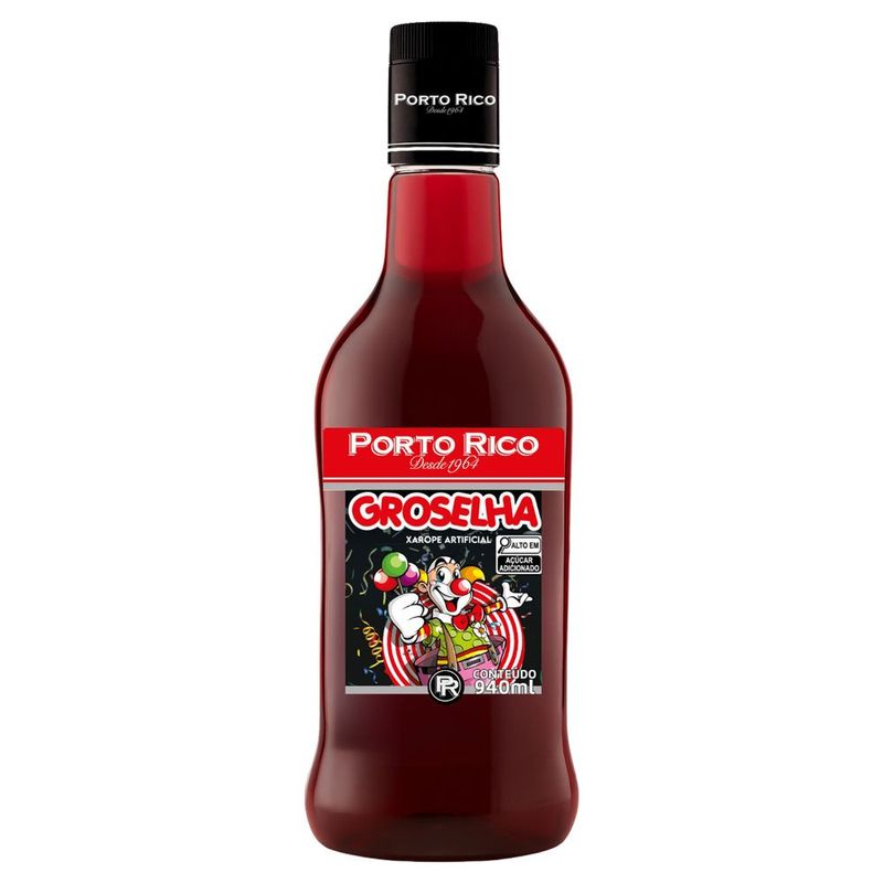 xarope de groselha porto rico 940ml (mp)