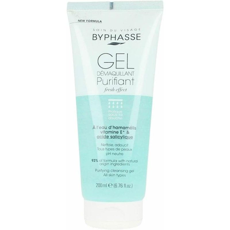 gel demaquilante purificante bhyphasse fresh effect 200ml (mp)