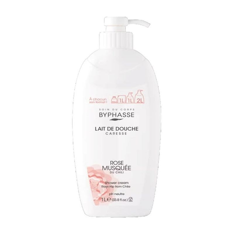 gel de banho caresse bhyphasse rosa mosqueta 1l (mp)