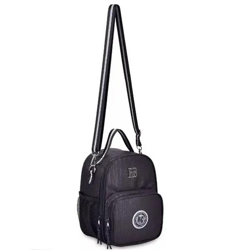 lancheira térmica rebecca bonbon 9" preto rb24533 (mp)