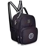 lancheira térmica rebecca bonbon 9" preto rb24533 (mp)