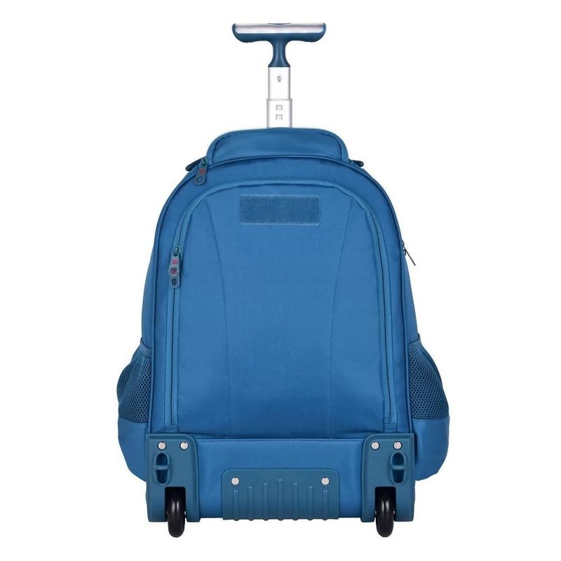 mochila de rodinhas rebecca bonbon 19" azul rb27421 (mp)