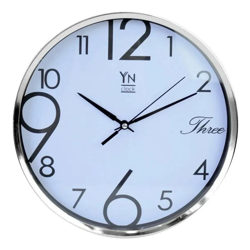 Relógio de Parede Redondo 25cm YN Clock Sortido
