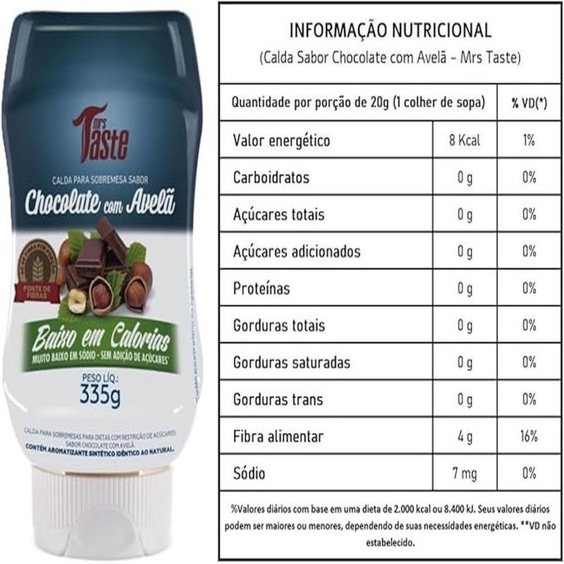 calda de chocolate mrs taste com avelã 335g 525 (mp)