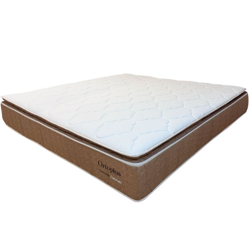 Colchão Super King Pelmex Ortoplus Molas Ensacadas 193x203x33cm