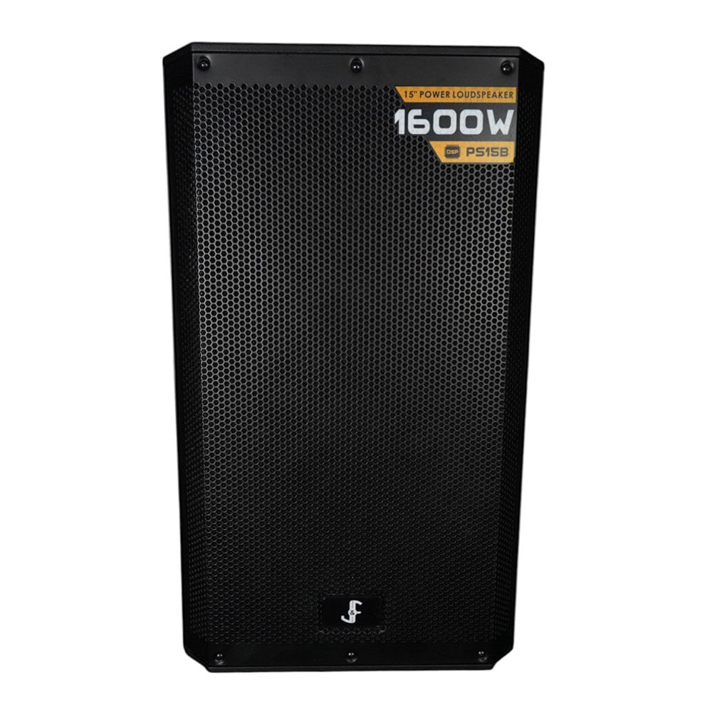 Caixa de Som Amplificada J&F 800W PS15B Ativa
