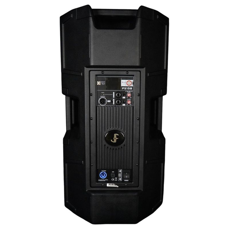 Caixa de Som Amplificada J&F 800W PS15B Ativa