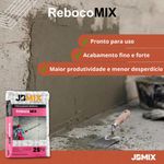 massa pronta para reboco 25kg jbmix (mp)