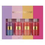 kit perfume women secret body mist 4 miniaturas 50ml (mp)