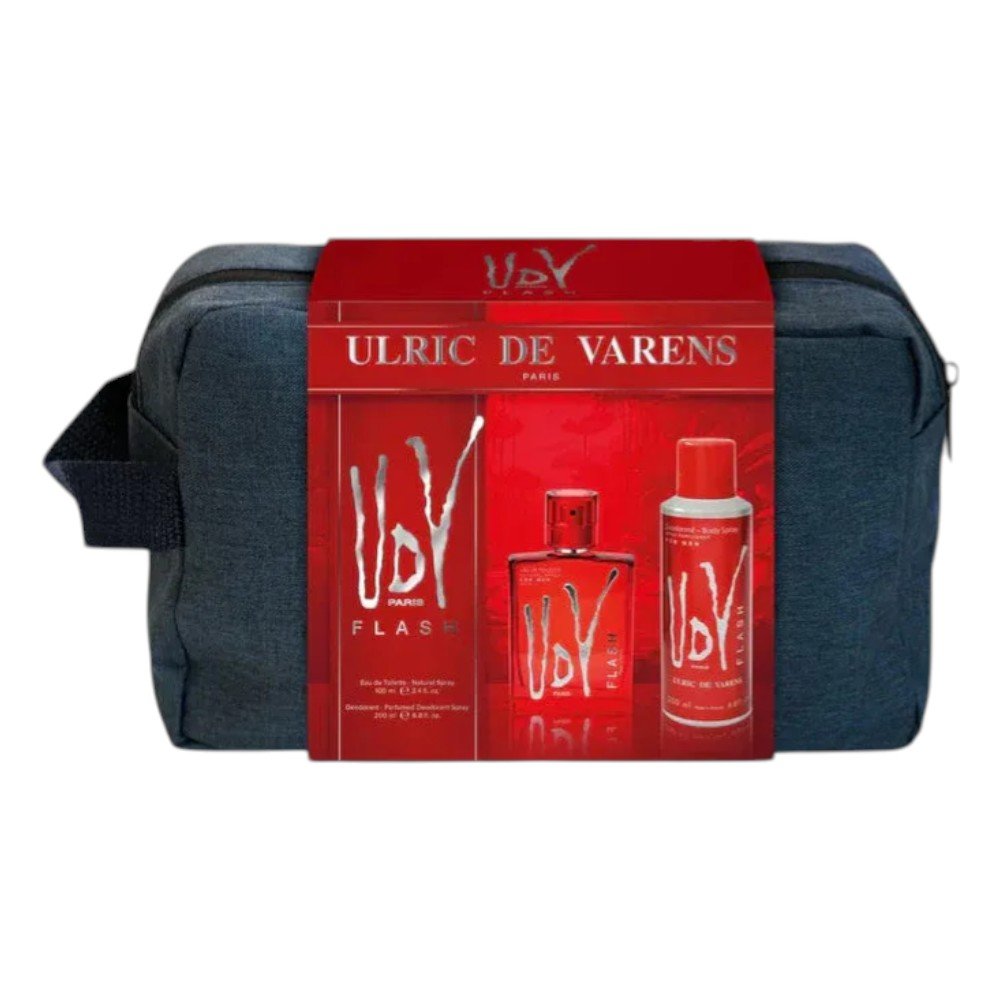 Kit Perfume Masculino Royal Opera UDV Flash EDT 100ml + Desodorante 200ml + Necessaire (MP)