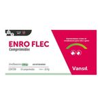antibiótico enro flec vansil para cães e gatos 150mg 10 comprimidos (mp)