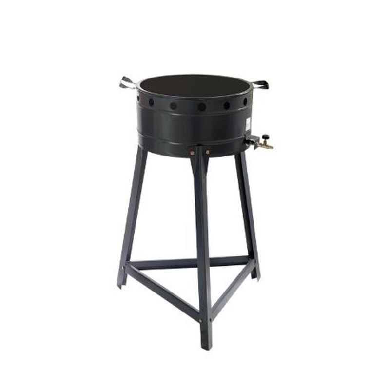 fritadeira a gás tron 40cm com tacho preto 51.09-0143 (mp)