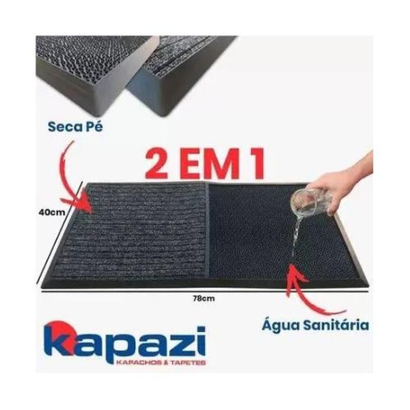 tapete sanitizante kapazi max 2 em 1 78x40cm (mp)