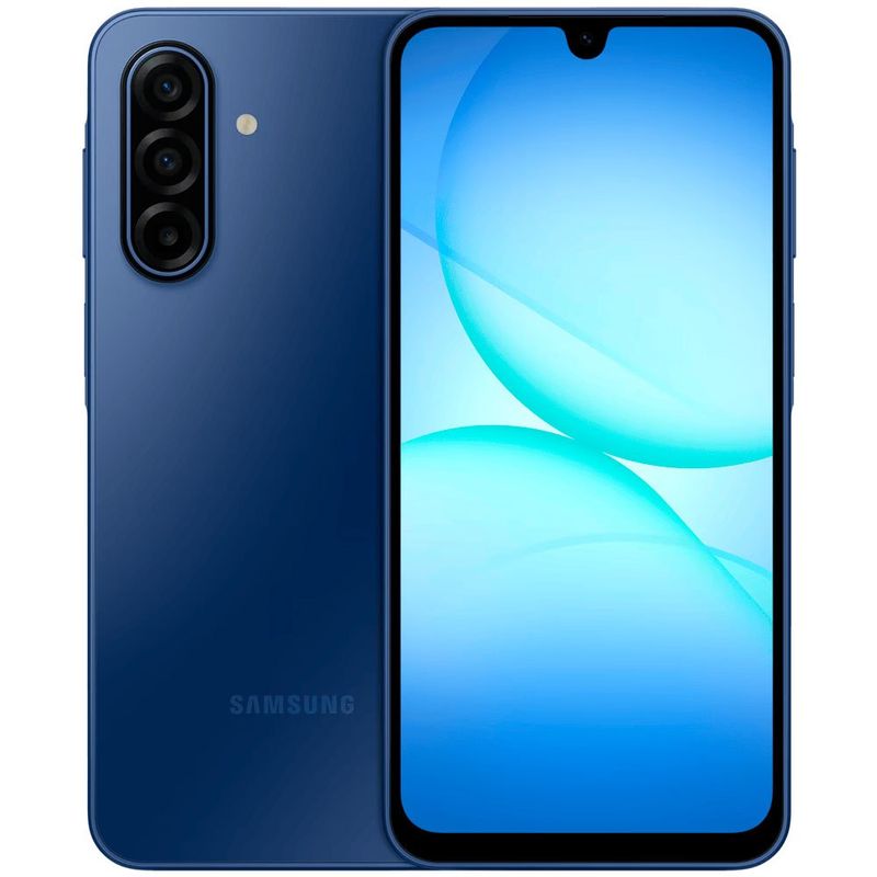 smartphone samsung galaxy a17 5g azul 256gb tela 6,7" 4gb ram
