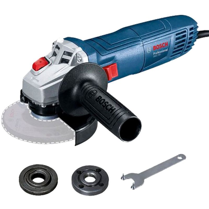 esmerilhadeira bosch 710w azul gws700